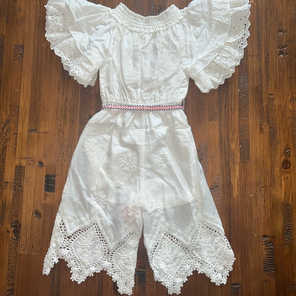 Hannah Banana White Lace Jumpsuit - Picture 2 of 2